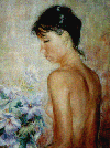 Jeune femme aux alt�as